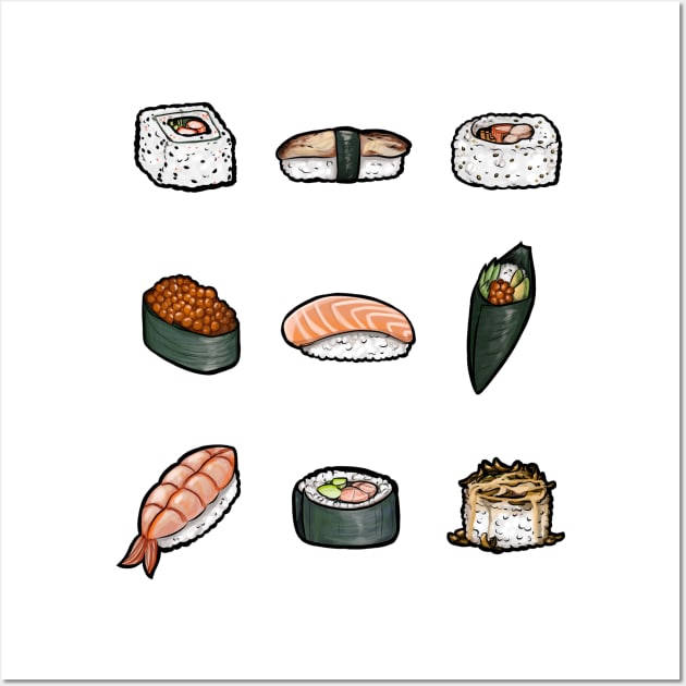 Sushi Wall Art by Sebatticus